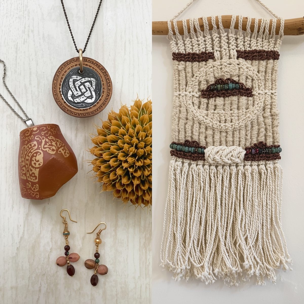 Handmade ceramic vase